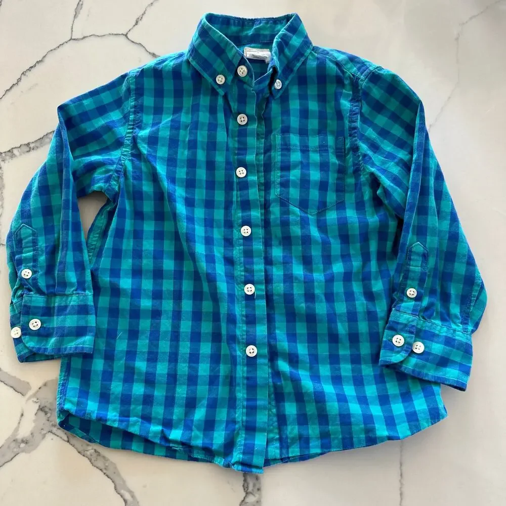 Crewcuts blue plaid